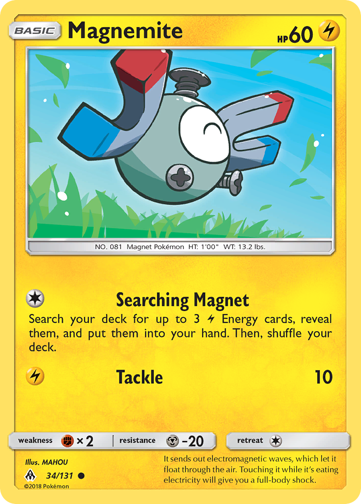 Magnemite (34/131) [Sun & Moon: Forbidden Light] | Game Haven TX