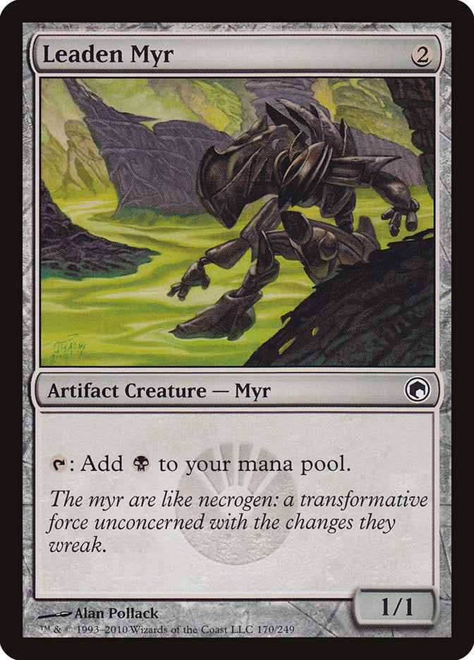 Leaden Myr [Scars of Mirrodin] | Game Haven TX