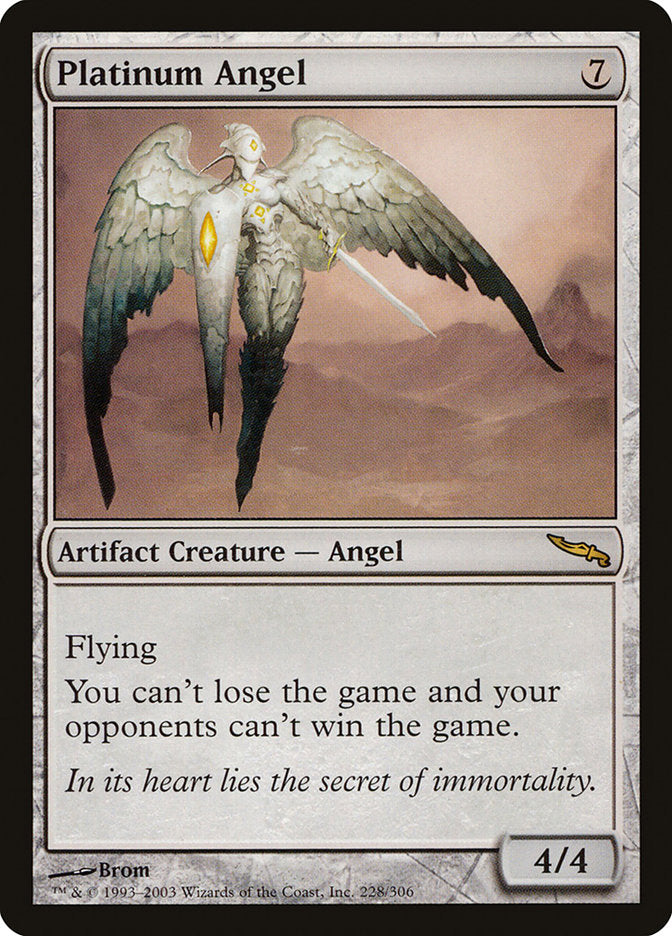 Platinum Angel [Mirrodin] | Game Haven TX