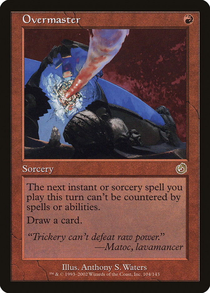 Overmaster [Torment] | Game Haven TX