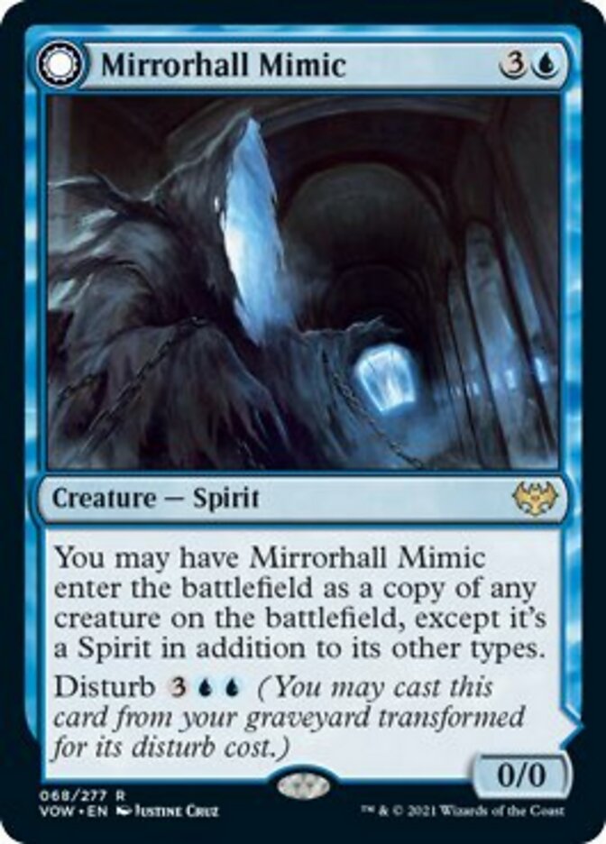 Mirrorhall Mimic // Ghastly Mimicry [Innistrad: Crimson Vow] | Game Haven TX