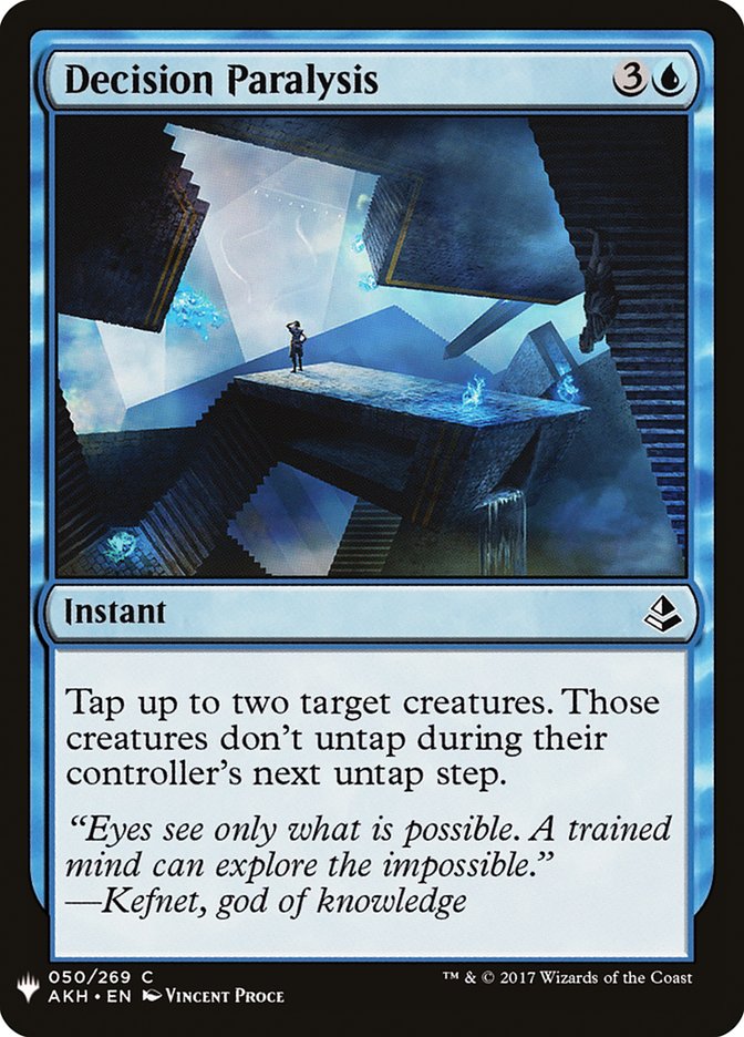 Decision Paralysis [Mystery Booster] | Game Haven TX