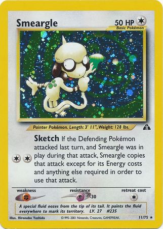 Smeargle (11/75) [Neo Discovery Unlimited] | Game Haven TX