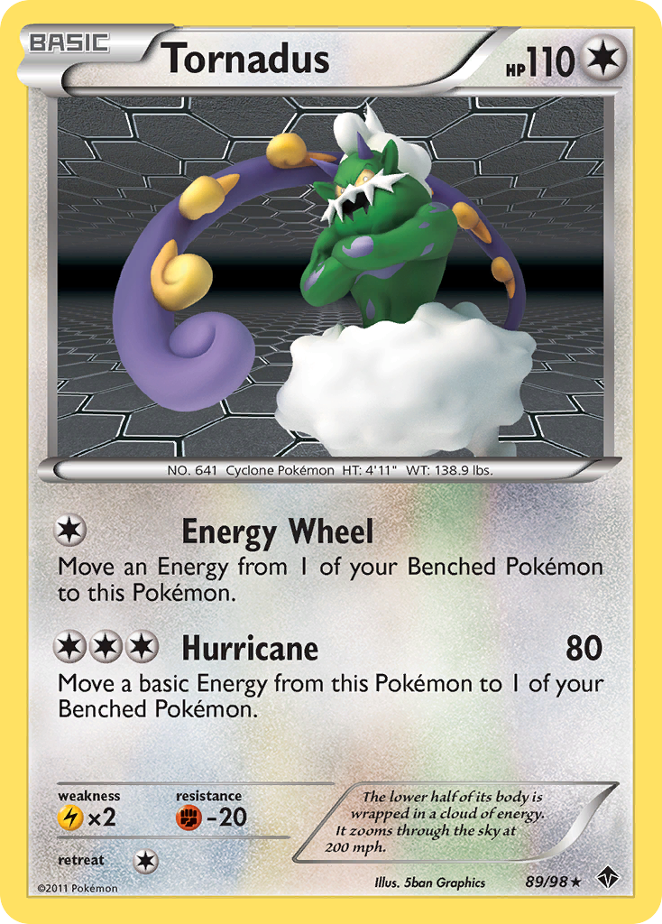 Tornadus (89/98) [Black & White: Emerging Powers] | Game Haven TX