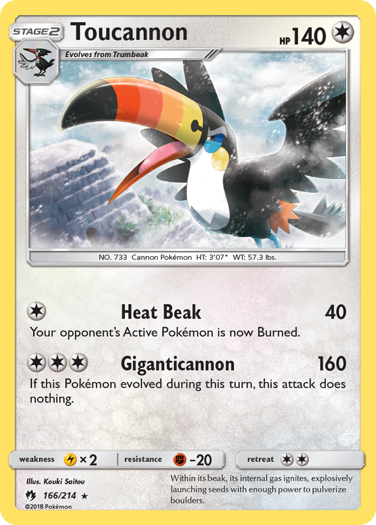 Toucannon (166/214) [Sun & Moon: Lost Thunder] | Game Haven TX
