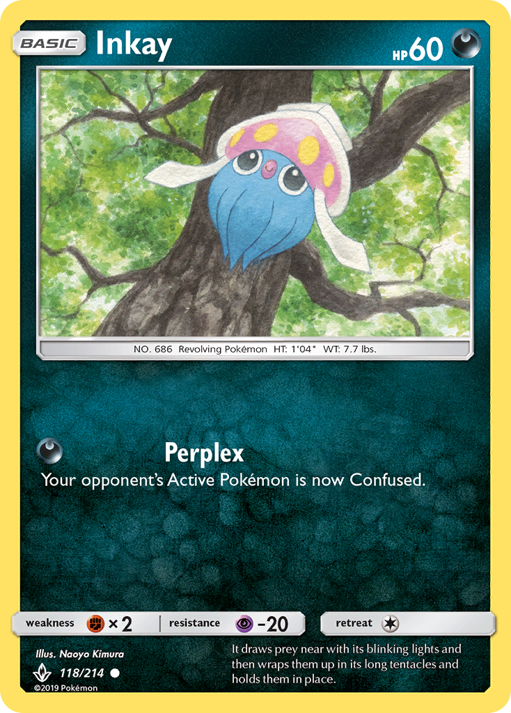 Inkay (118/214) [Sun & Moon: Unbroken Bonds] | Game Haven TX