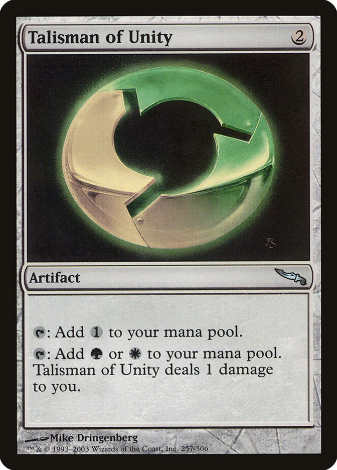 Talisman of Unity [Mirrodin] | Game Haven TX