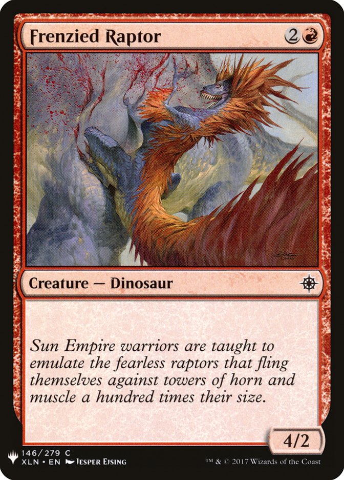 Frenzied Raptor [Mystery Booster] | Game Haven TX