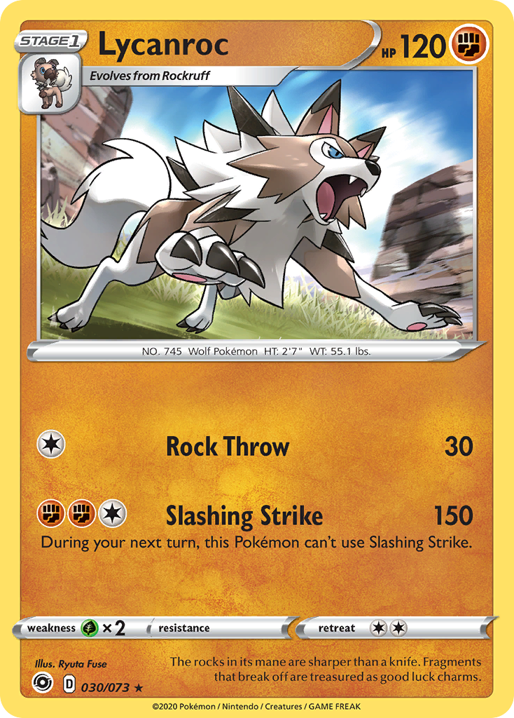 Lycanroc (030/073) [Sword & Shield: Champion's Path] | Game Haven TX