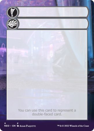 Helper Card (8/9) [Kamigawa: Neon Dynasty Tokens] | Game Haven TX