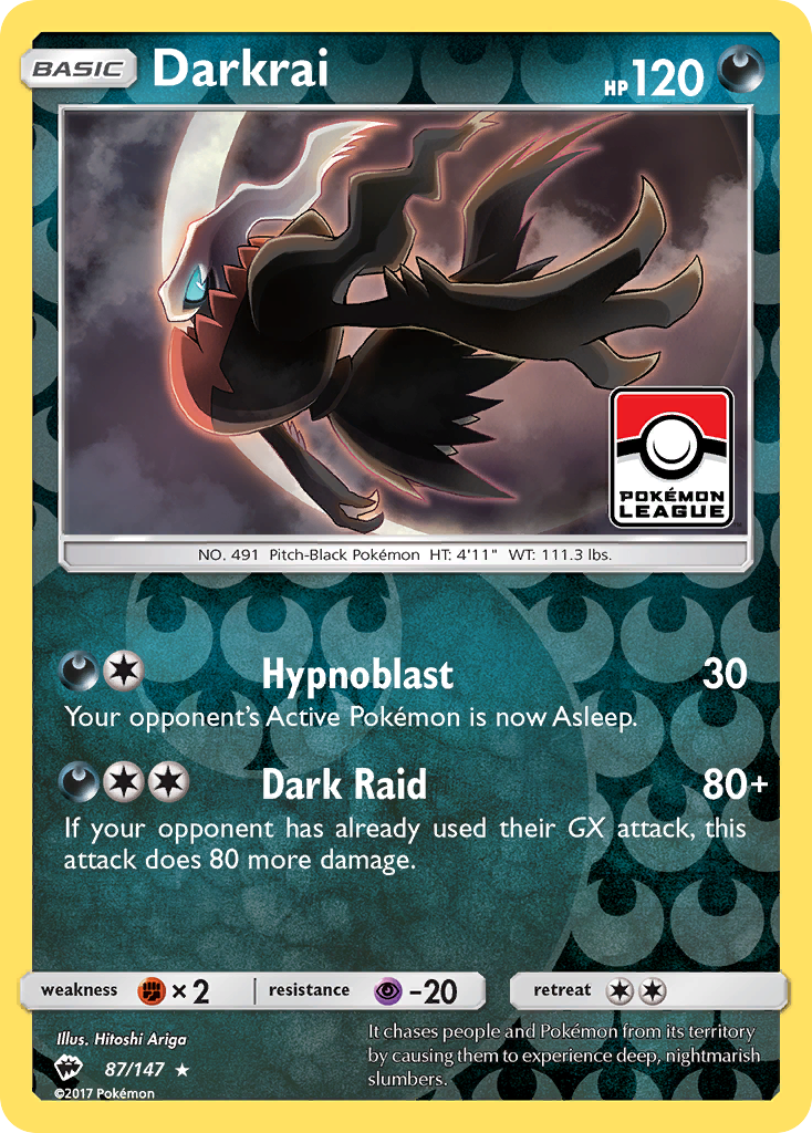 Darkrai (87/147) [Sun & Moon: Burning Shadows] | Game Haven TX