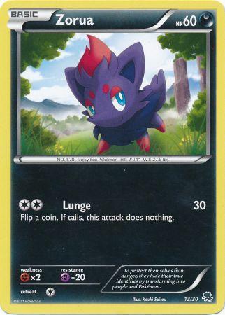 Zorua (13/30) [Black & White: Trainer Kit - Zoroark] | Game Haven TX