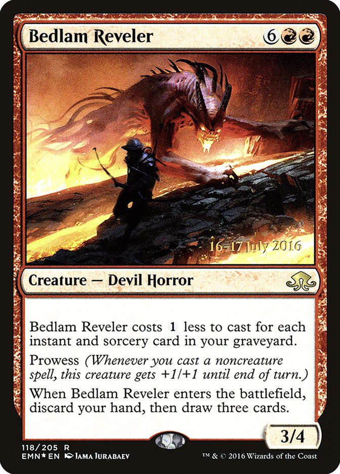 Bedlam Reveler [Eldritch Moon Promos] | Game Haven TX
