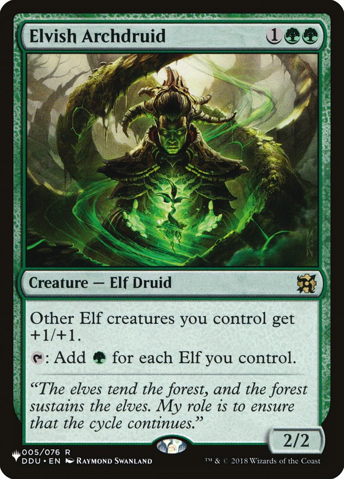 Elvish Archdruid [The List] | Game Haven TX