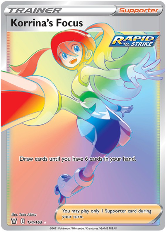 Korrina's Focus (174/163) [Sword & Shield: Battle Styles] | Game Haven TX