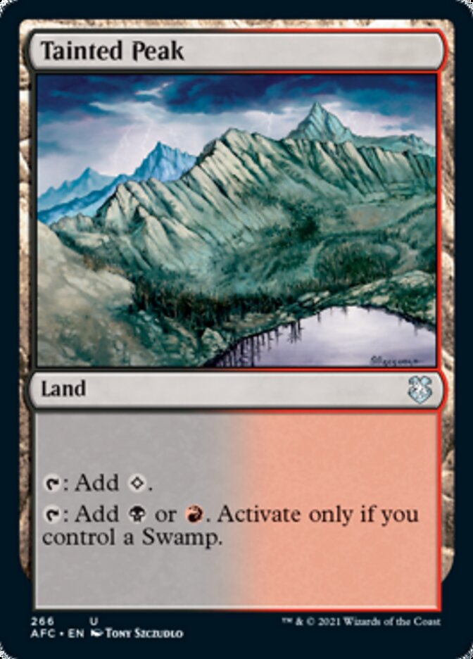 Tainted Peak [Dungeons & Dragons: Adventures in the Forgotten Realms Commander] | Game Haven TX