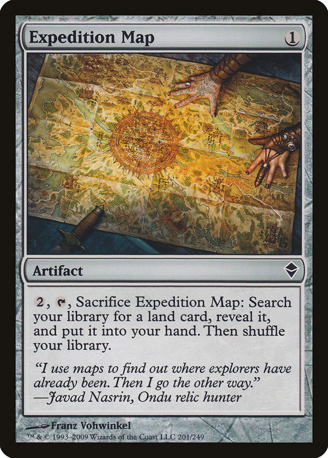 Expedition Map [Zendikar] | Game Haven TX