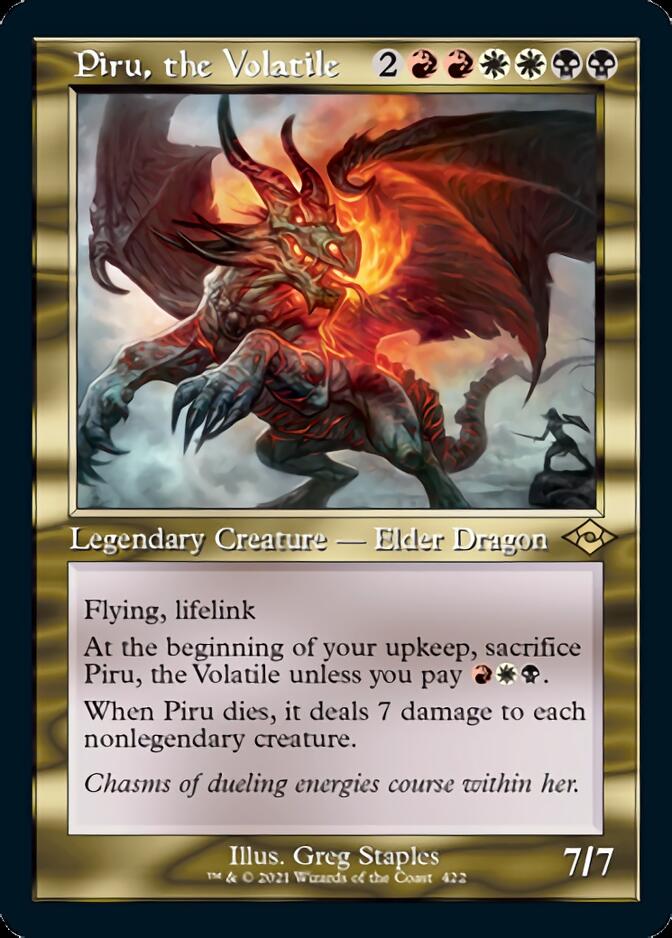 Piru, the Volatile (Retro) [Modern Horizons 2] | Game Haven TX