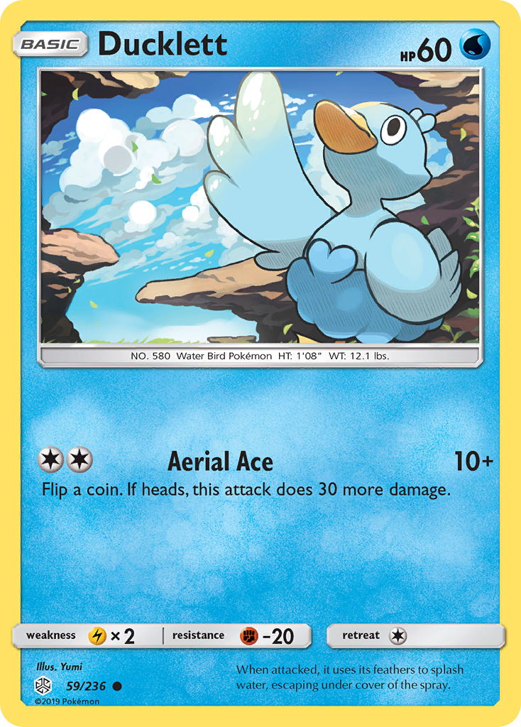 Ducklett (59/236) [Sun & Moon: Cosmic Eclipse] | Game Haven TX