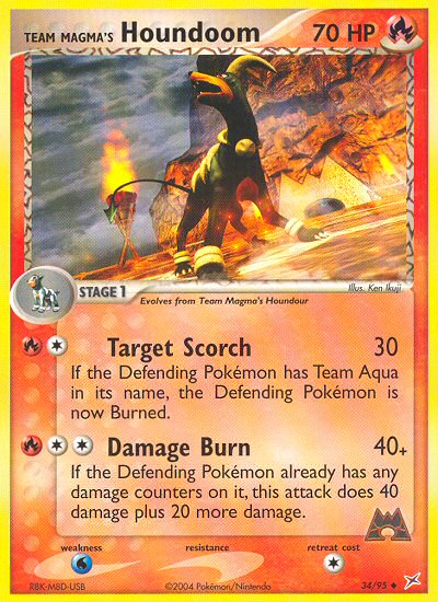 Team Magma's Houndoom (34/95) [EX: Team Magma vs Team Aqua] | Game Haven TX