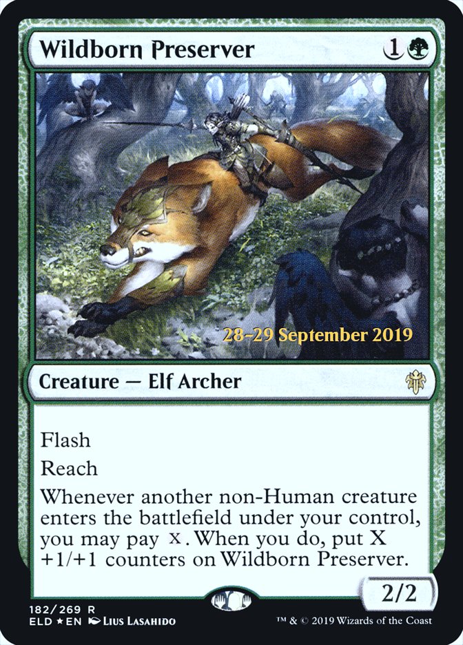 Wildborn Preserver [Throne of Eldraine Promos] | Game Haven TX
