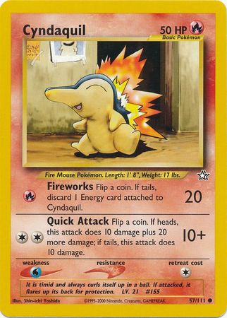 Cyndaquil (57/111) [Neo Genesis Unlimited] | Game Haven TX
