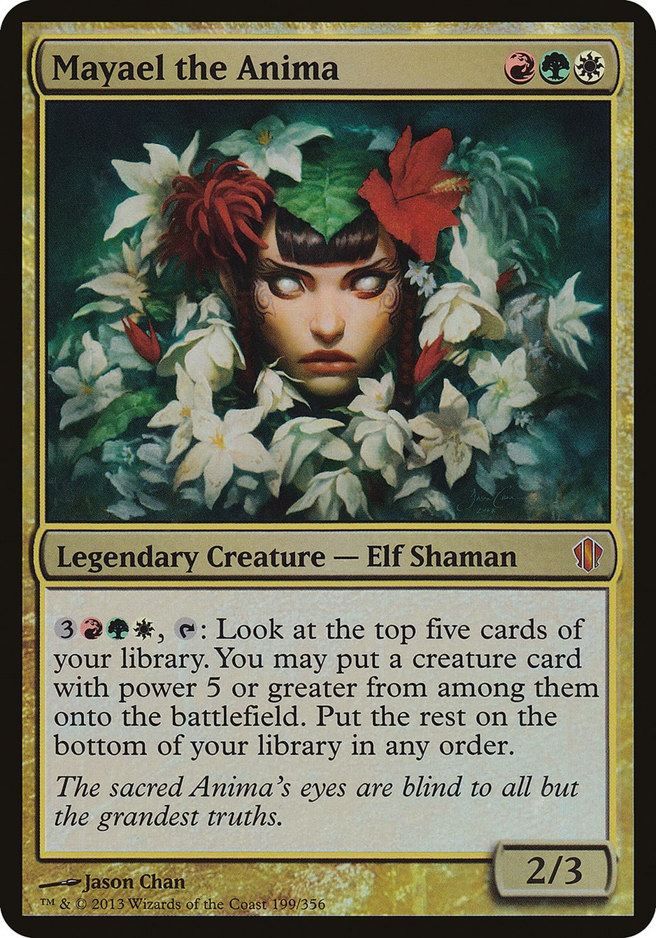Mayael the Anima (Commander 2013) [Oversize Cards] | Game Haven TX
