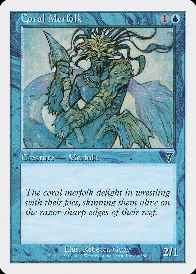 Coral Merfolk [Seventh Edition] | Game Haven TX