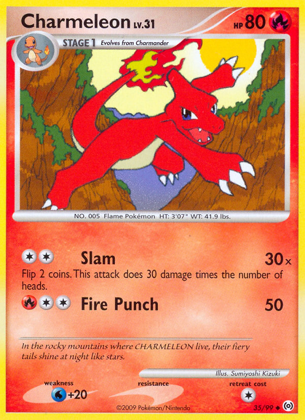 Charmeleon (35/99) [Platinum: Arceus] | Game Haven TX