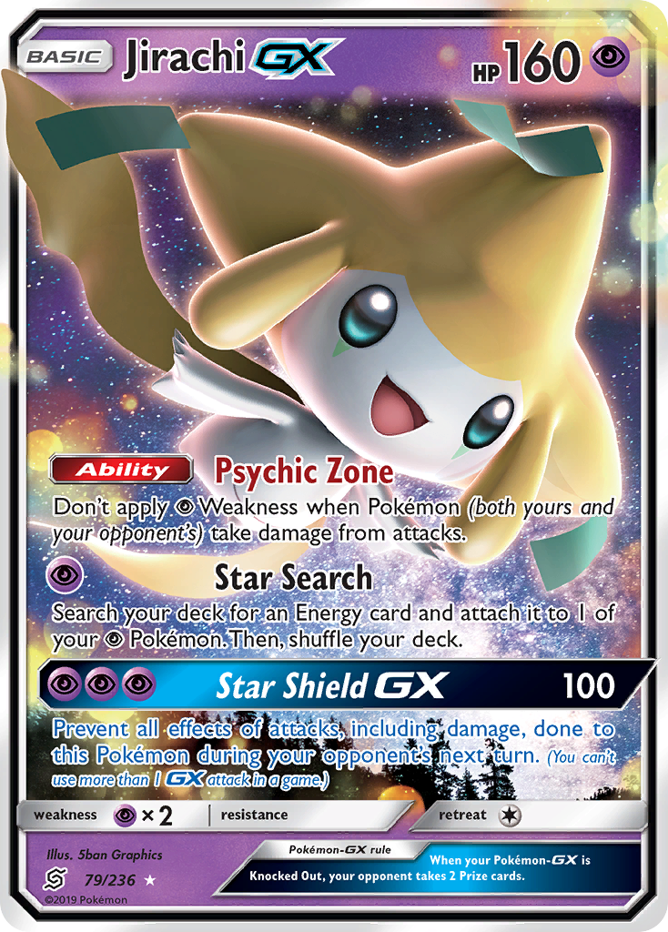 Jirachi GX (79/236) [Sun & Moon: Unified Minds] | Game Haven TX