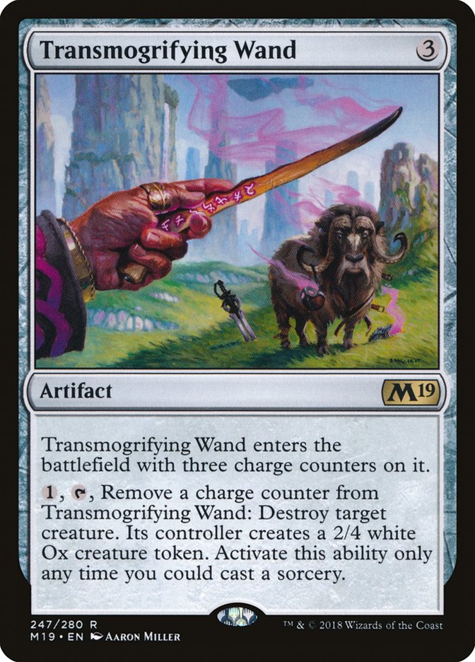 Transmogrifying Wand [Core Set 2019] | Game Haven TX