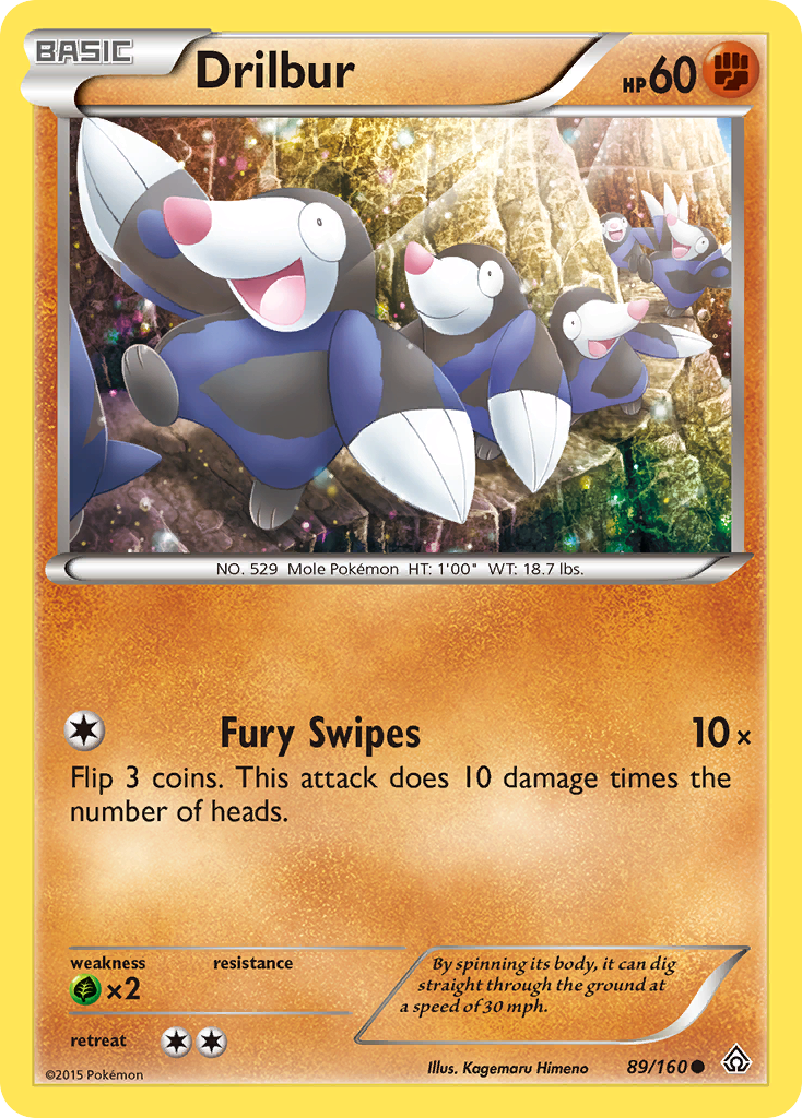 Drilbur (89/160) [XY: Primal Clash] | Game Haven TX