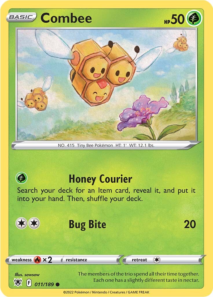 Combee (011/189) [Sword & Shield: Astral Radiance] | Game Haven TX