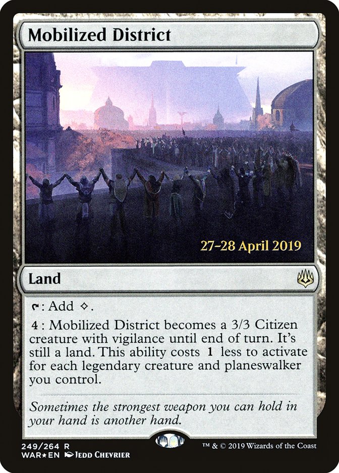 Mobilized District [War of the Spark Promos] | Game Haven TX