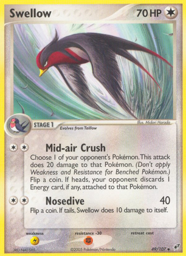 Swellow (49/107) [EX: Deoxys] | Game Haven TX
