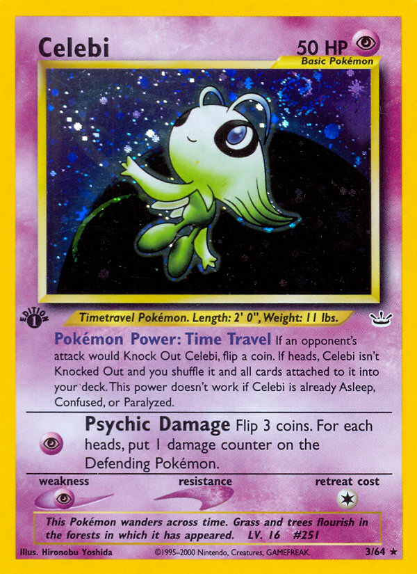Celebi (3/64) [Neo Revelation 1st Edition] | Game Haven TX