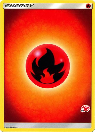 Fire Energy (Charizard Stamp #20) [Battle Academy 2020] | Game Haven TX