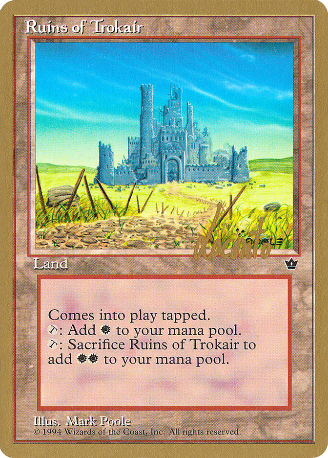 Ruins of Trokair (Michael Loconto) [Pro Tour Collector Set] | Game Haven TX