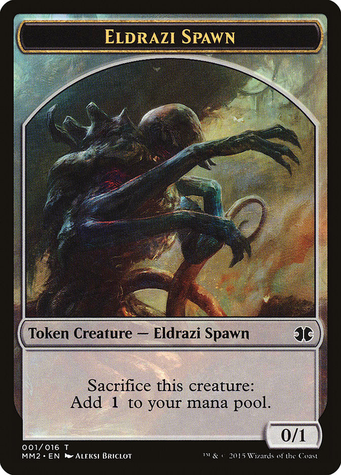 Eldrazi Spawn (001/016) [Modern Masters 2015 Tokens] | Game Haven TX