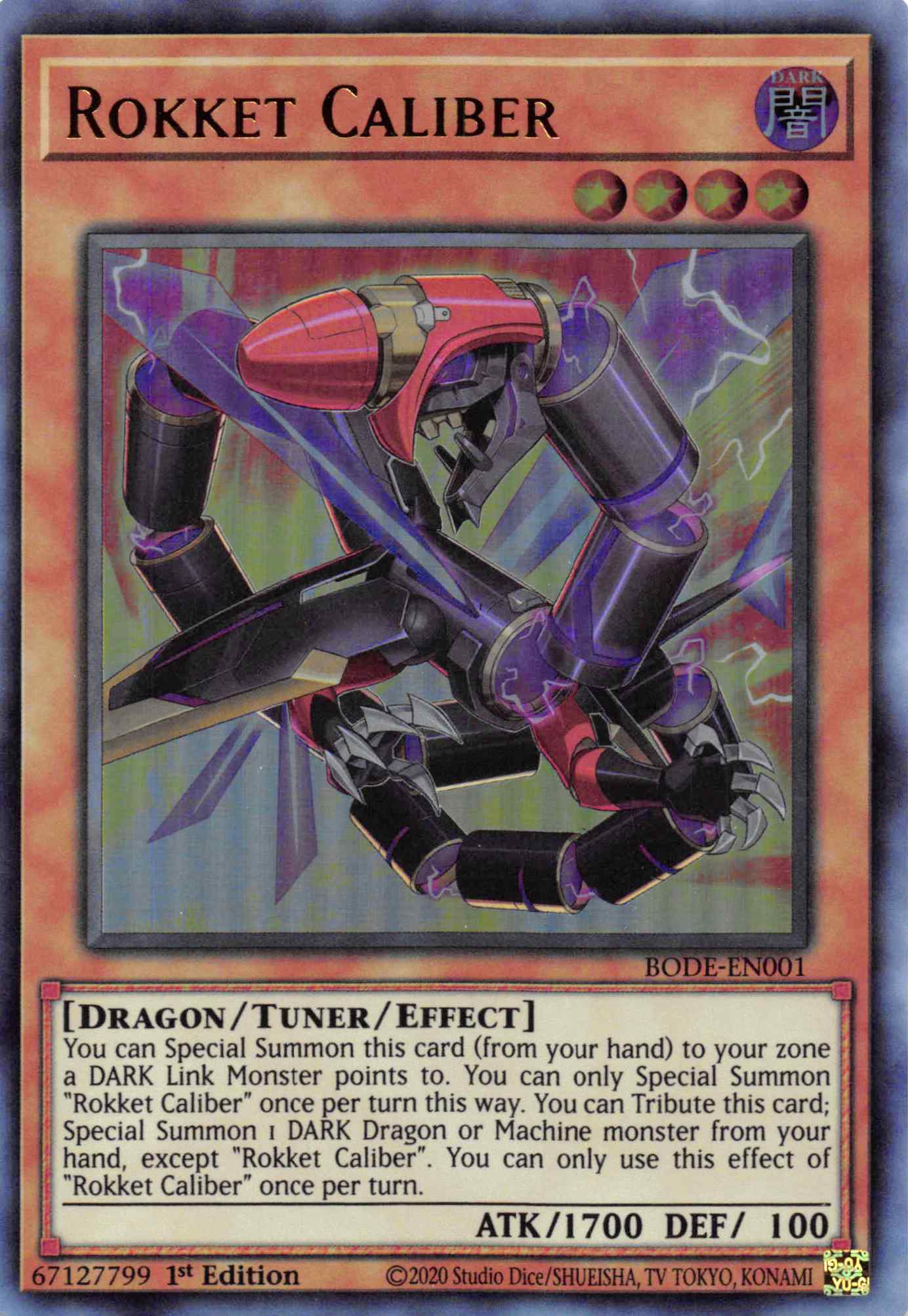 Rokket Caliber [BODE-EN001] Ultra Rare | Game Haven TX