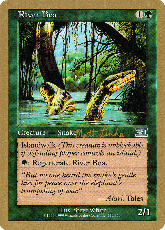 River Boa (Matt Linde) [World Championship Decks 1999] | Game Haven TX