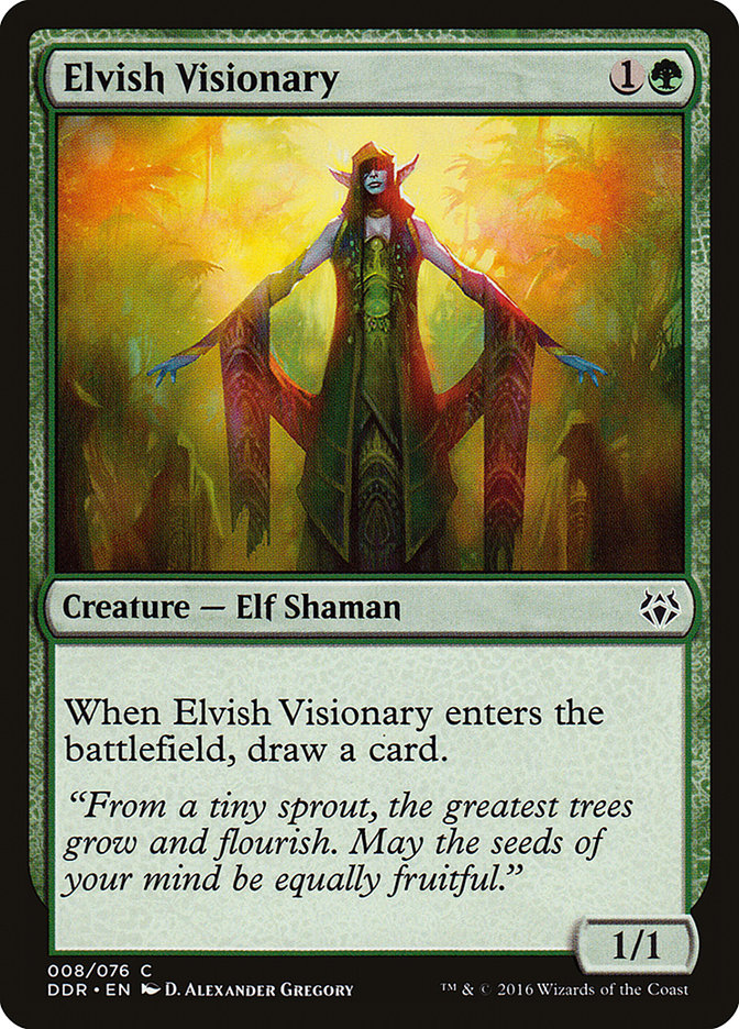 Elvish Visionary [Duel Decks: Nissa vs. Ob Nixilis] | Game Haven TX