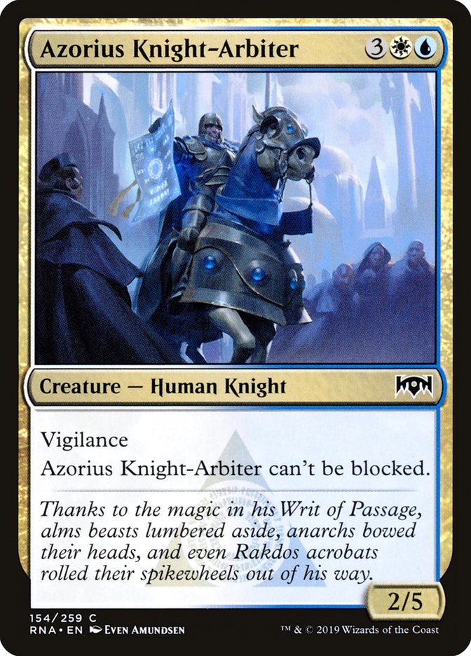 Azorius Knight-Arbiter [Ravnica Allegiance] | Game Haven TX