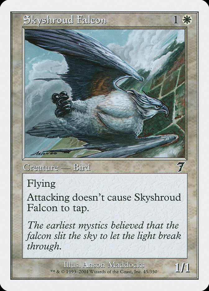 Skyshroud Falcon [Seventh Edition] | Game Haven TX