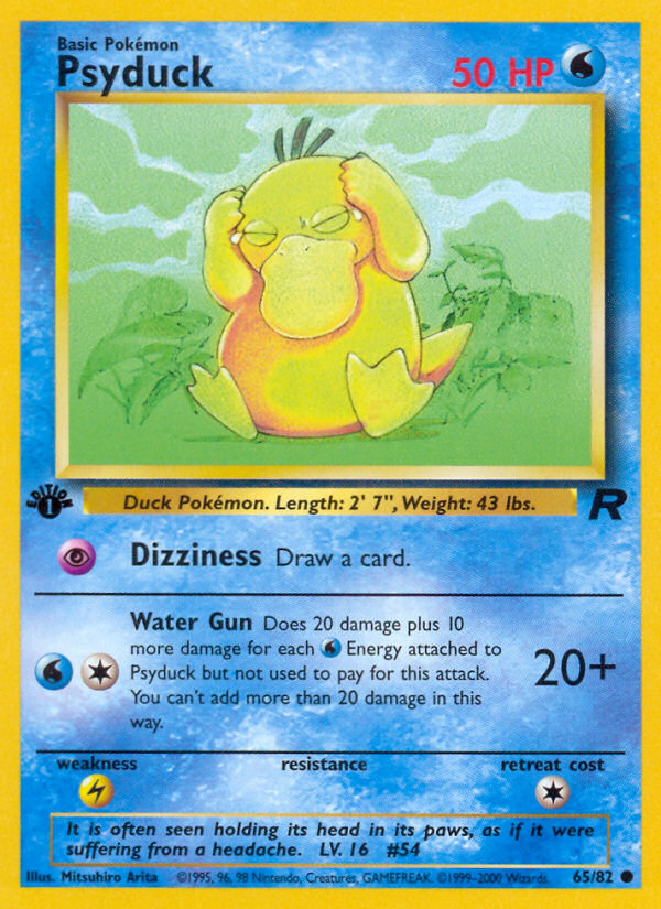 Psyduck (65/82) [Team Rocket 1st Edition] | Game Haven TX
