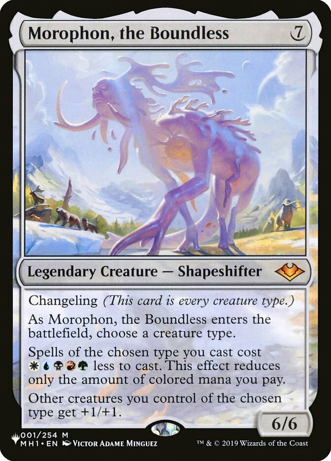 Morophon, the Boundless (Promo Pack) [Innistrad: Midnight Hunt Promo Pack] | Game Haven TX