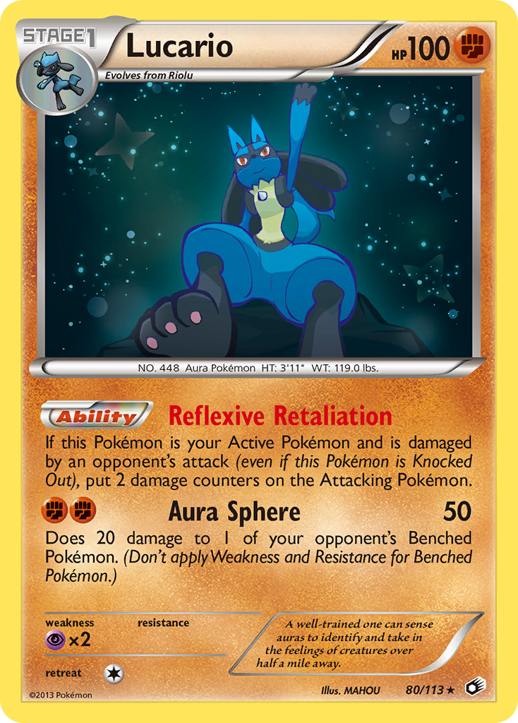 Lucario (80/113) [Black & White: Legendary Treasures] | Game Haven TX