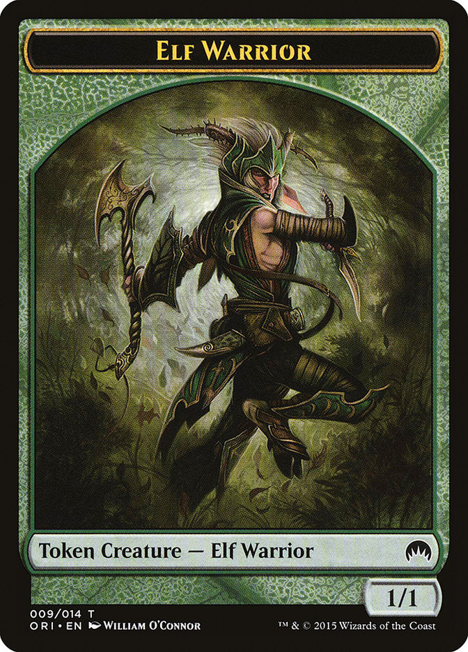 Elf Warrior [Magic Origins Tokens] | Game Haven TX