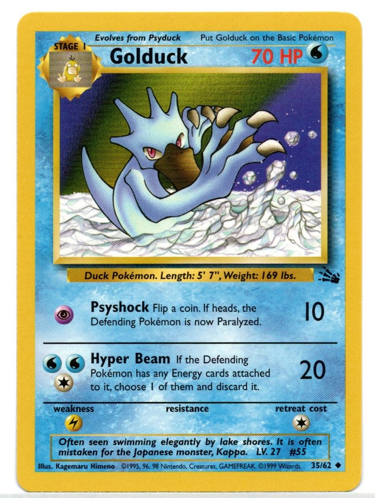 Golduck (35/62) [Fossil Unlimited] | Game Haven TX