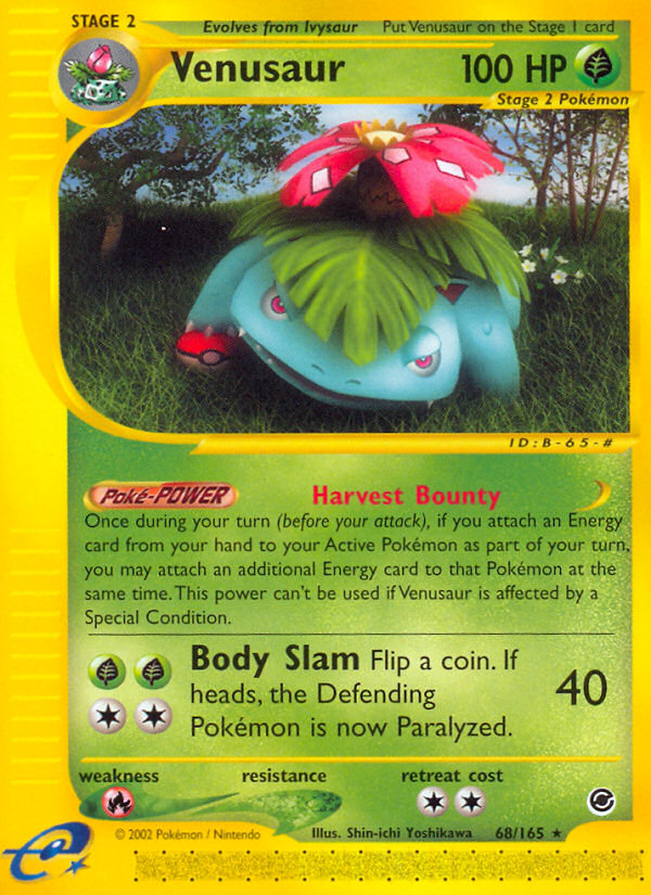 Venusaur (68/165) [Expedition: Base Set] | Game Haven TX
